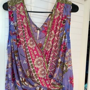 Free People Multi color top